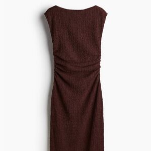 H&M Brown Boatneck Dress